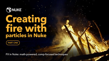 Creating fire with particles in Nuke