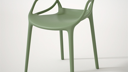 Masters Chair by Kartell - sage green