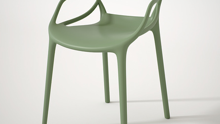 Masters Chair by Kartell - sage green