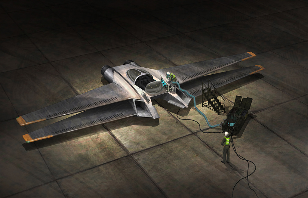 Portfolio Twinwing attack fighter Foundry Community