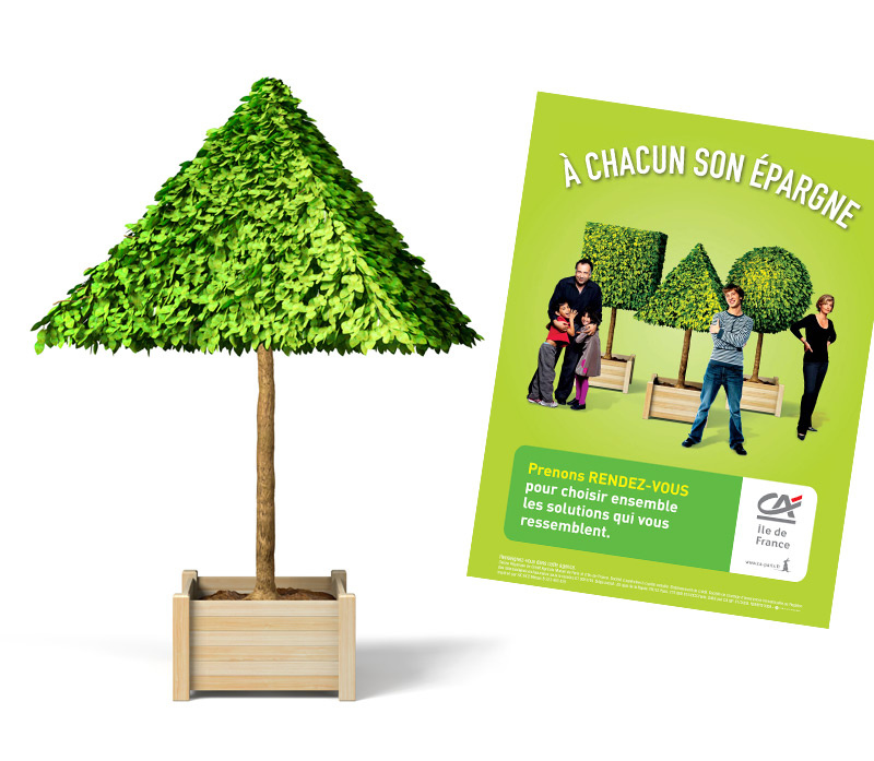 Portfolio Credit Agricole // trees in pots Foundry Community