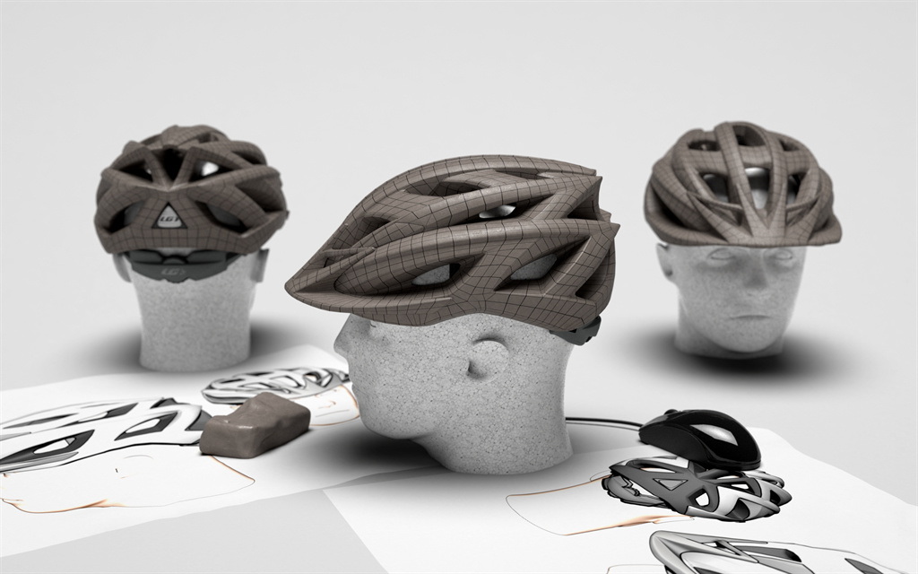 Portfolio Bicycle helmet sculpting process Foundry Community